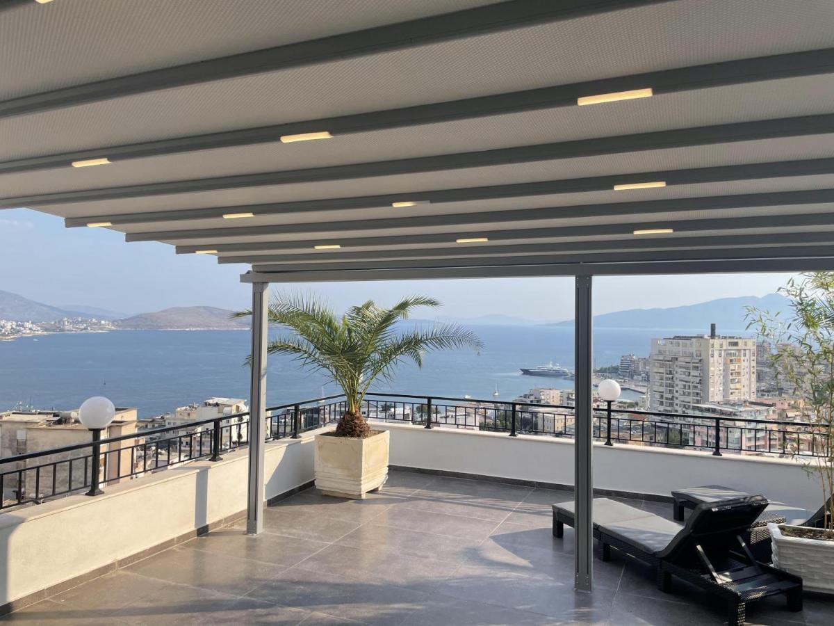 Ferienwohnung Teuta- Luxury Penthouse 200M2 Sarandë Exterior foto