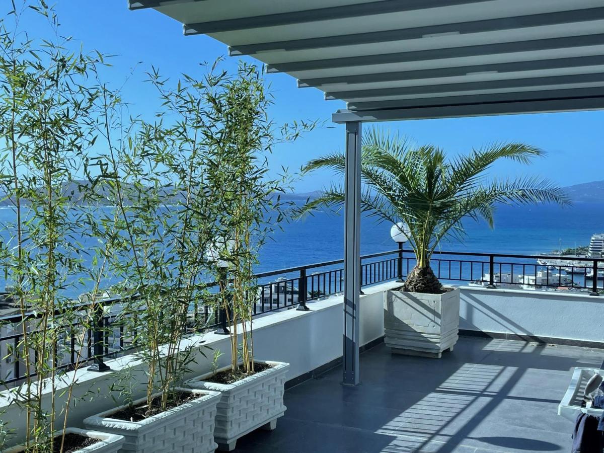 Ferienwohnung Teuta- Luxury Penthouse 200M2 Sarandë Exterior foto