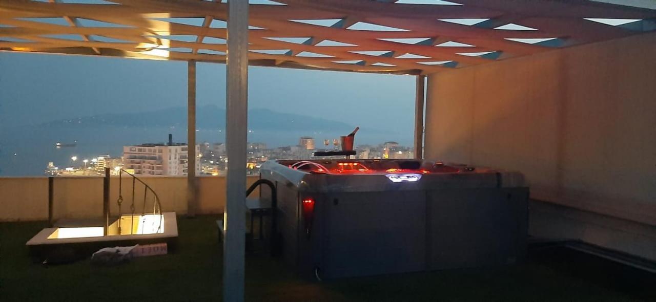 Ferienwohnung Teuta- Luxury Penthouse 200M2 Sarandë Exterior foto